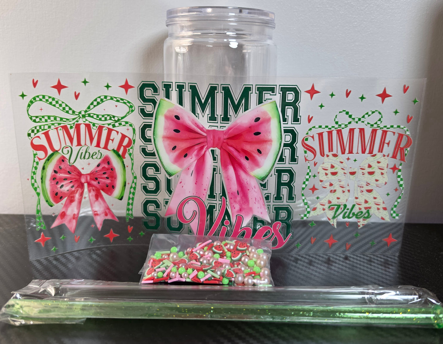 Summer Watermelon Snowglobe Set