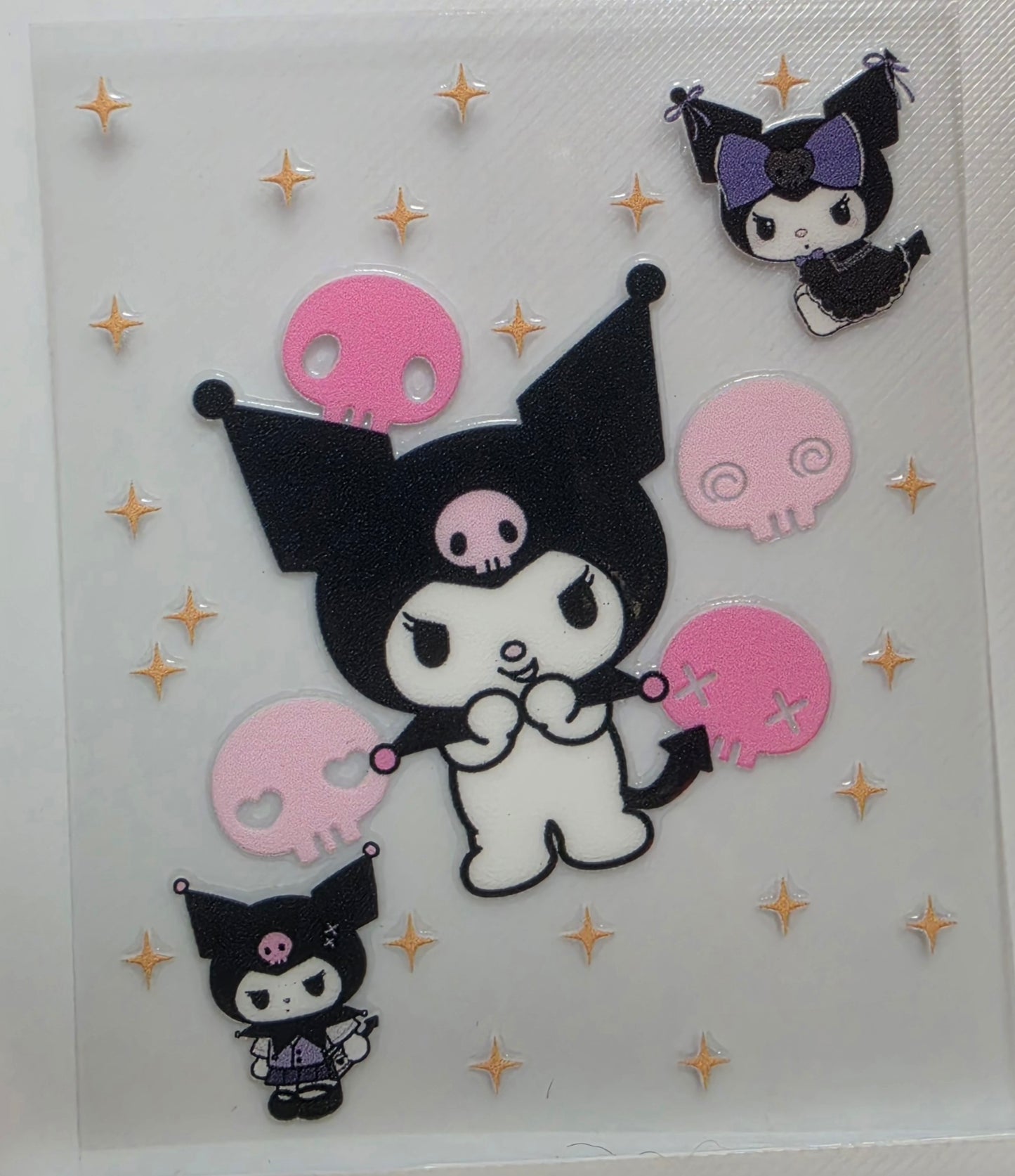 B39-Kuromi Spray Bottle Decal