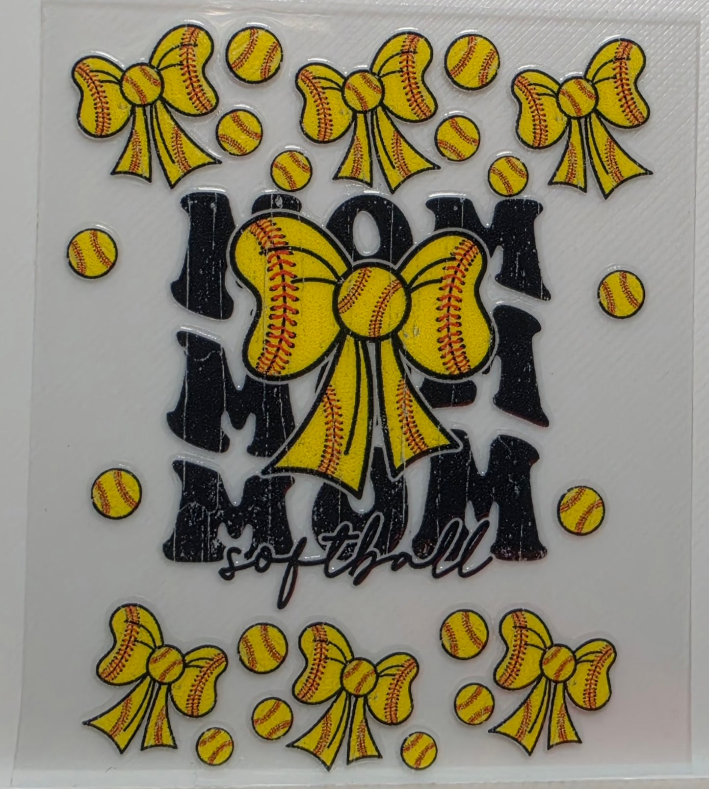 B50-Softball Mom Spray Bottle Decal