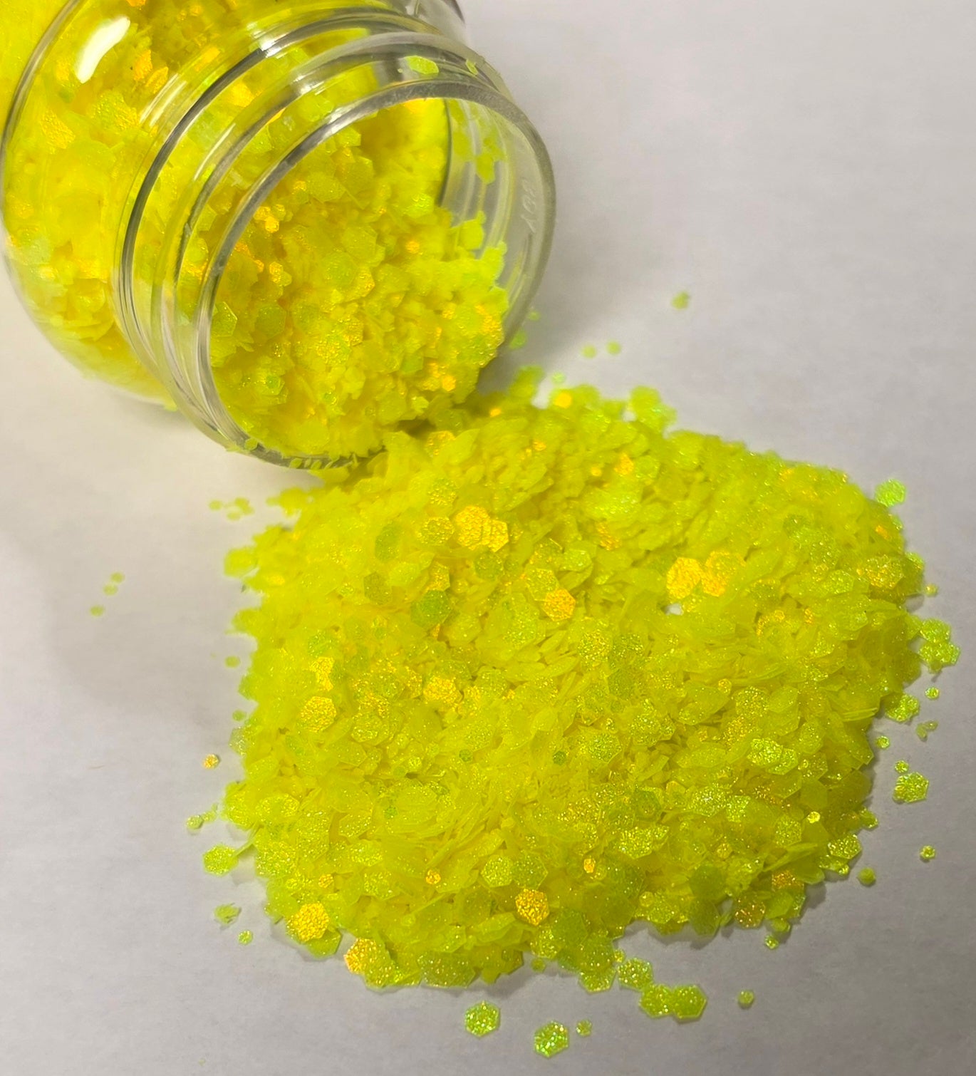 Lemon Frosted Chunky Glitter