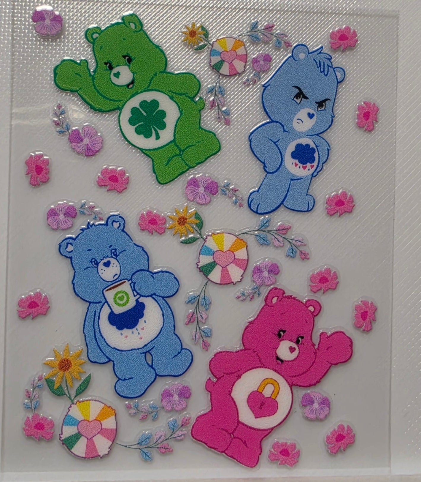 B22-Care Bears Spray Bottle Decal