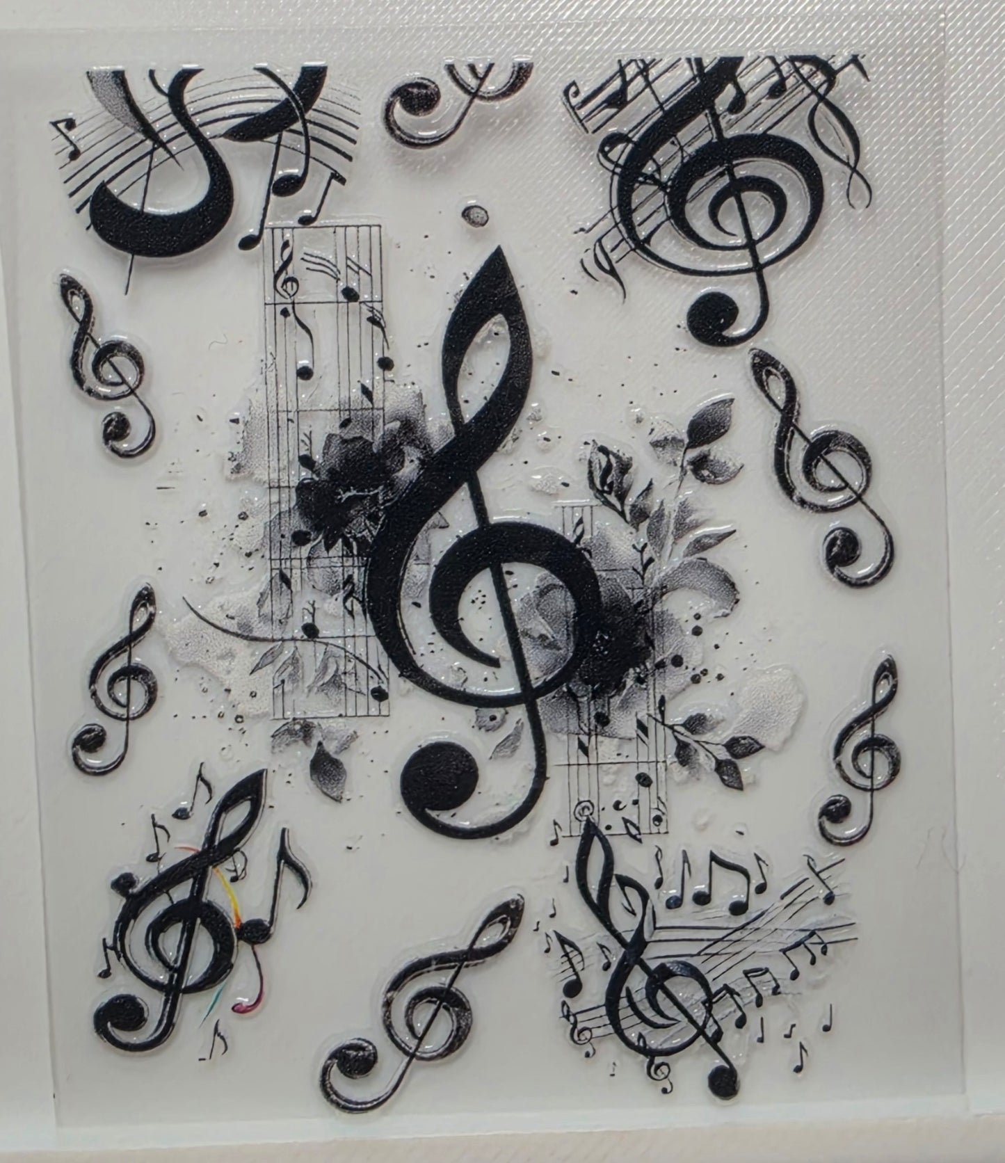 B20-Music Note Spray Bottle Decal