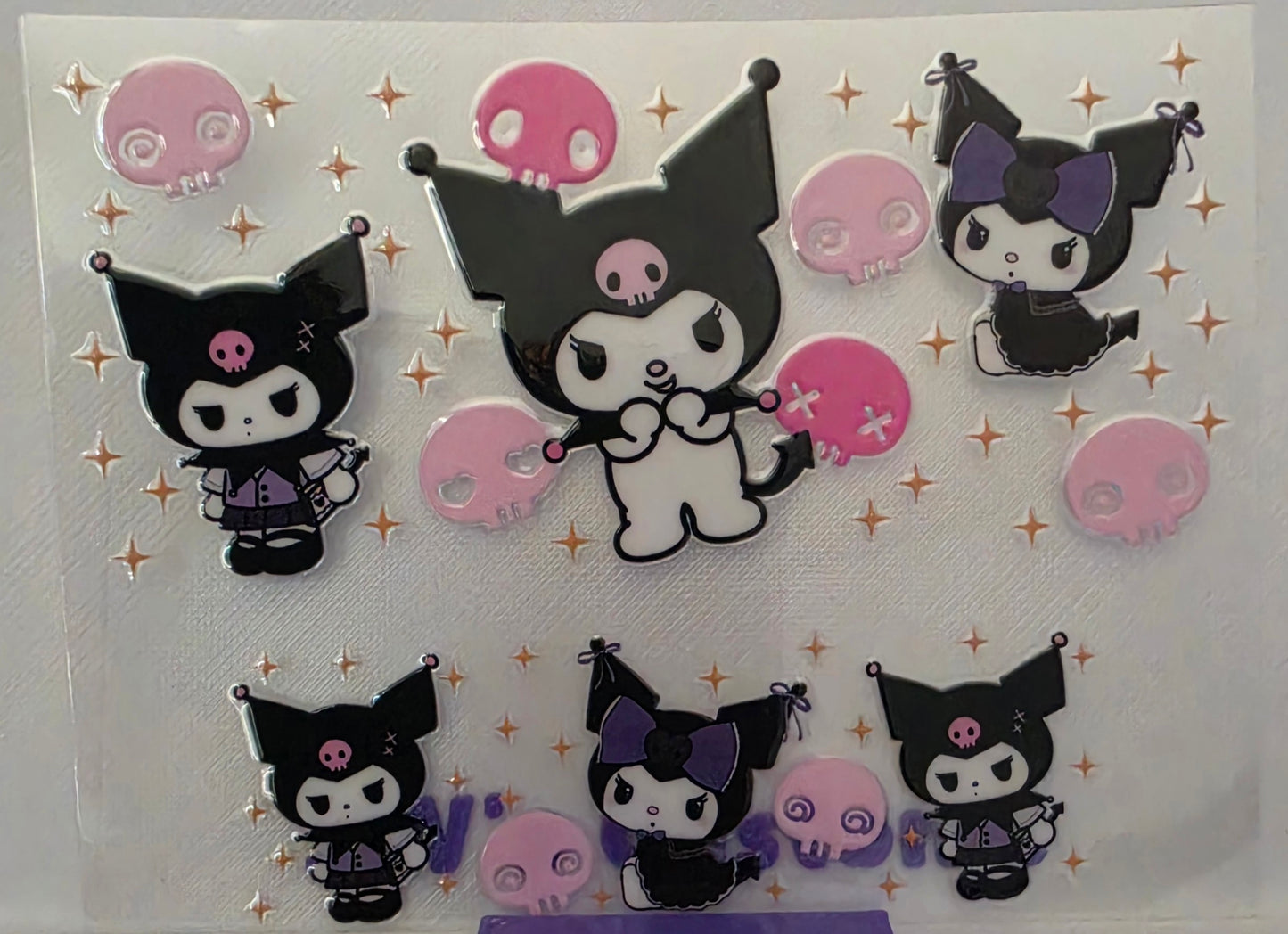 D10- Kuromi Stanly Keychain Decal