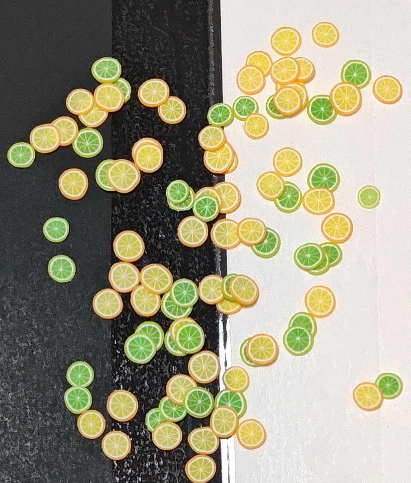 Lemon/Lime slices Polymer Clay