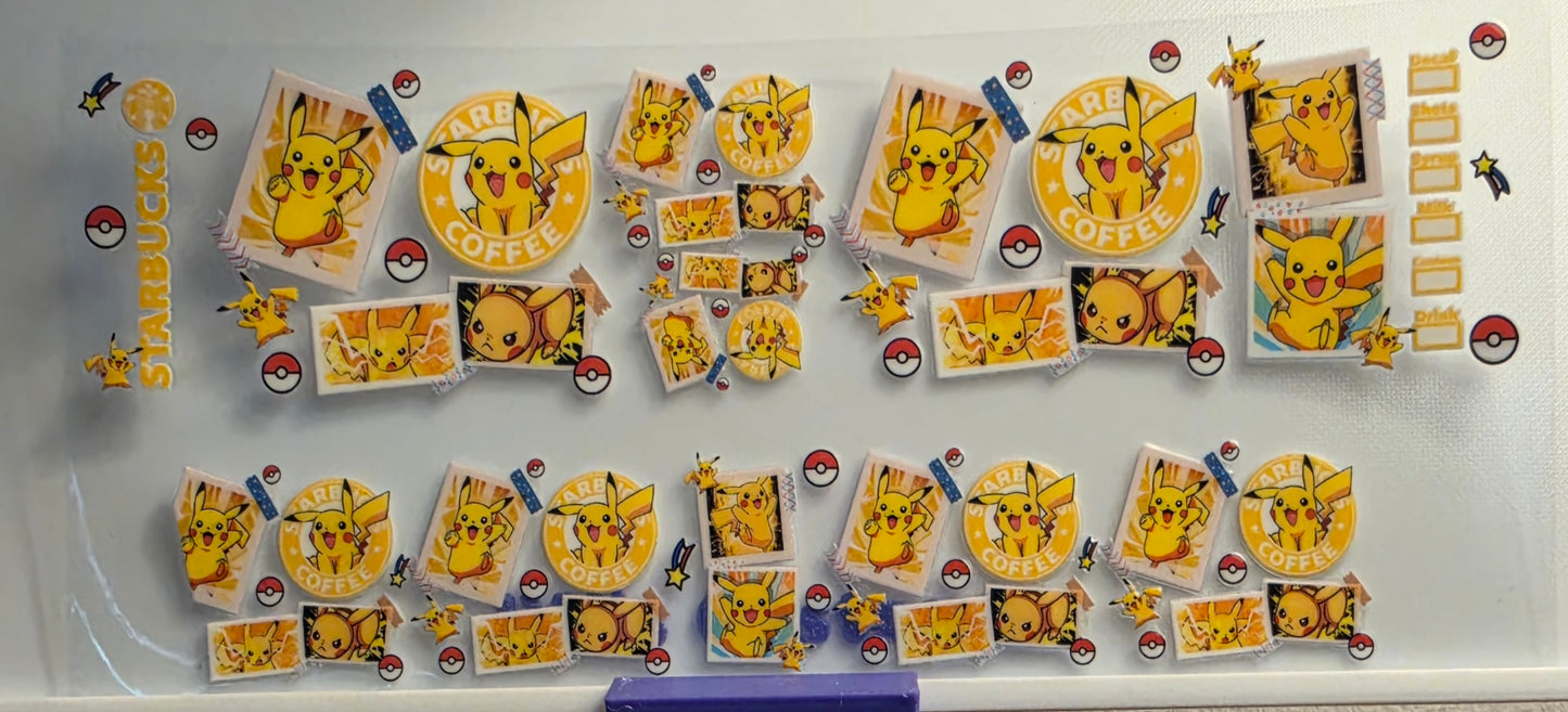 E8- Pokémon Shotglass Decal