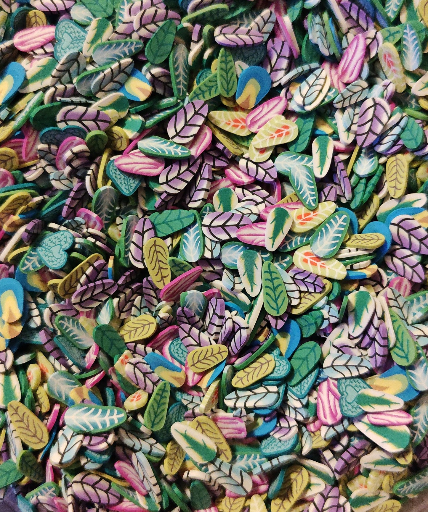 Mixed Leaf's Polymer Clay