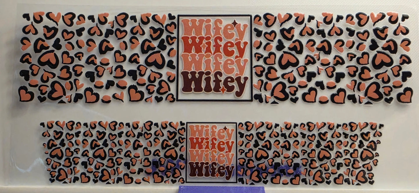 E61- Wifey Shotglass Decal