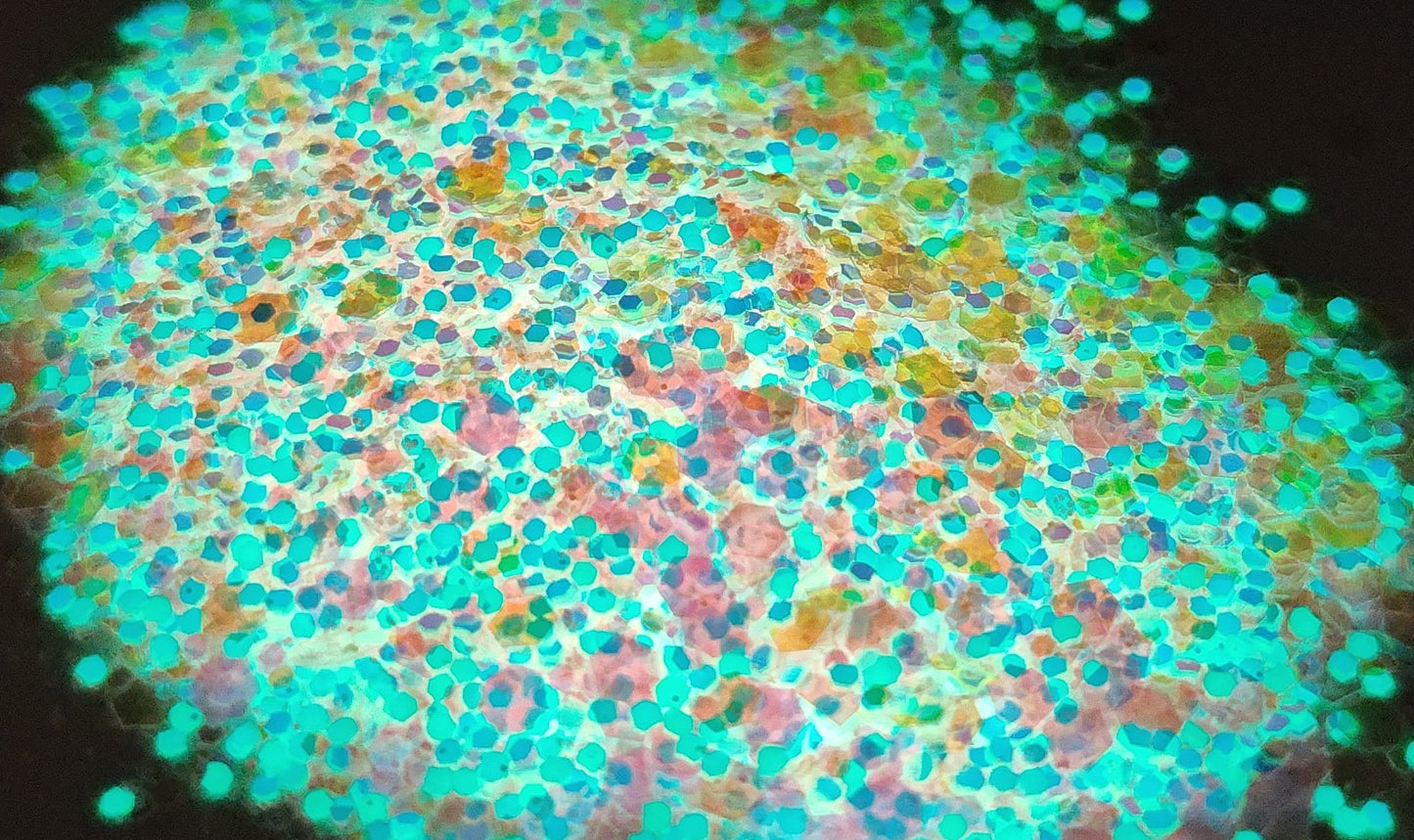 Pinky Glow Glitter