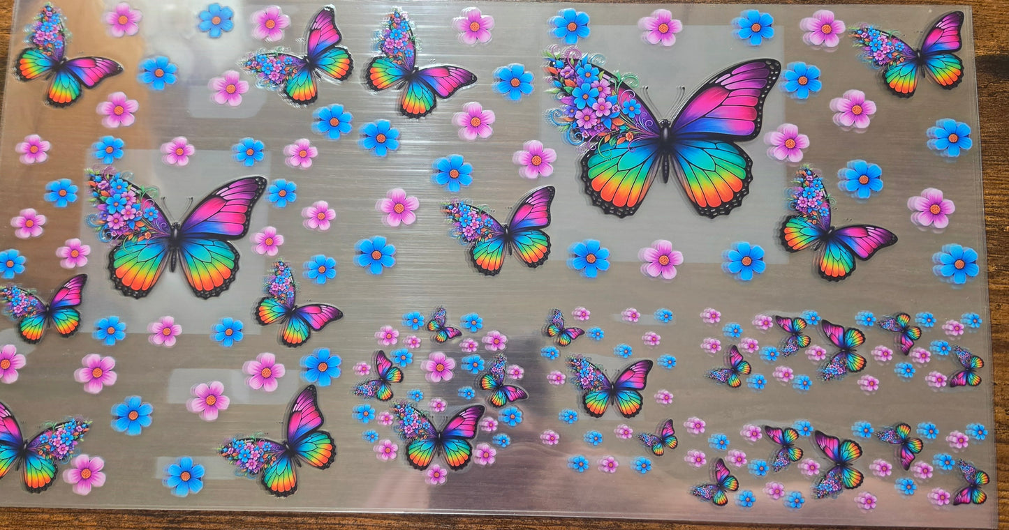 C54- Rainbow Butterfly 6pc set