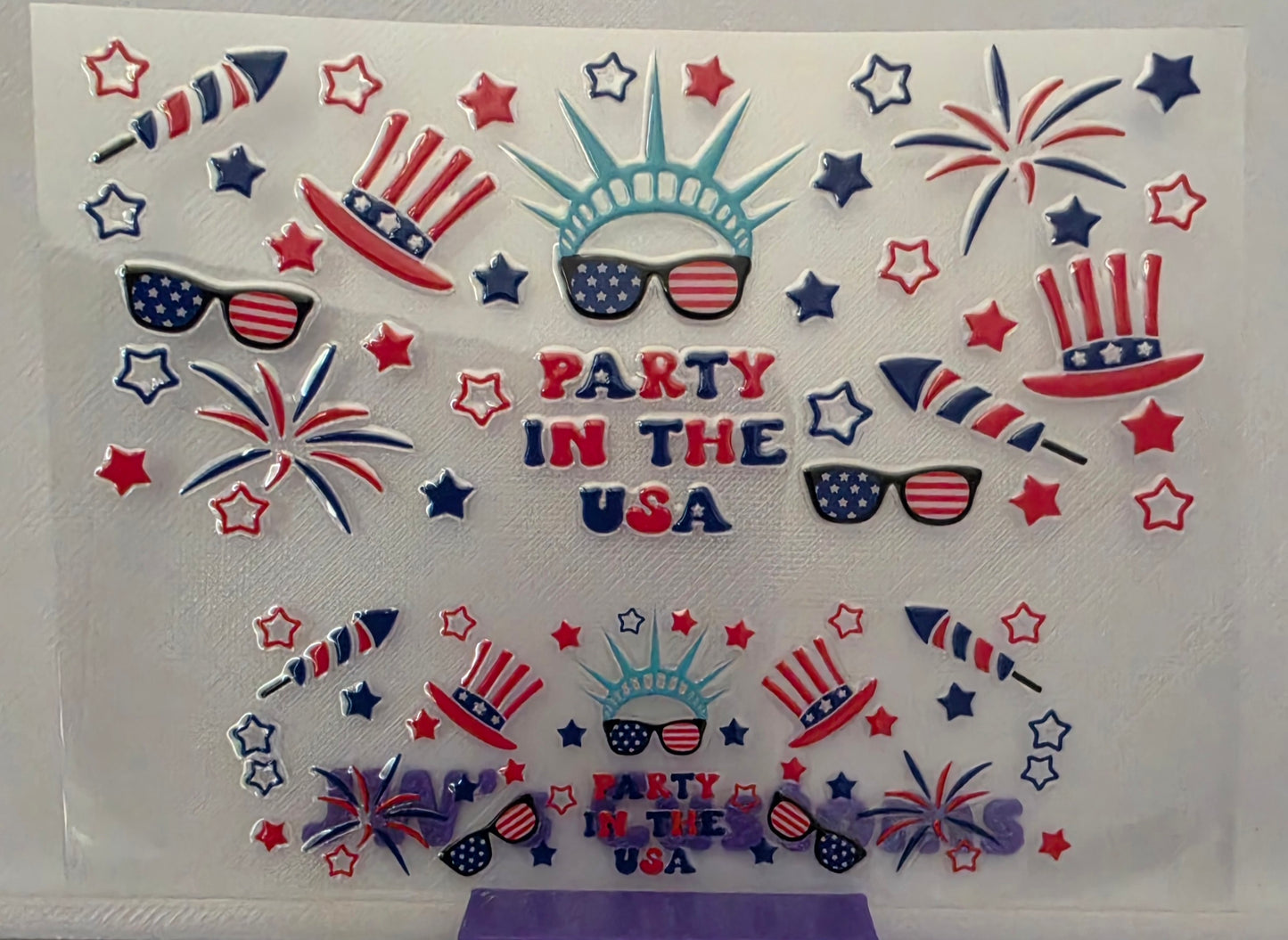 D4- Party In The USA Stanly Keychain Decal