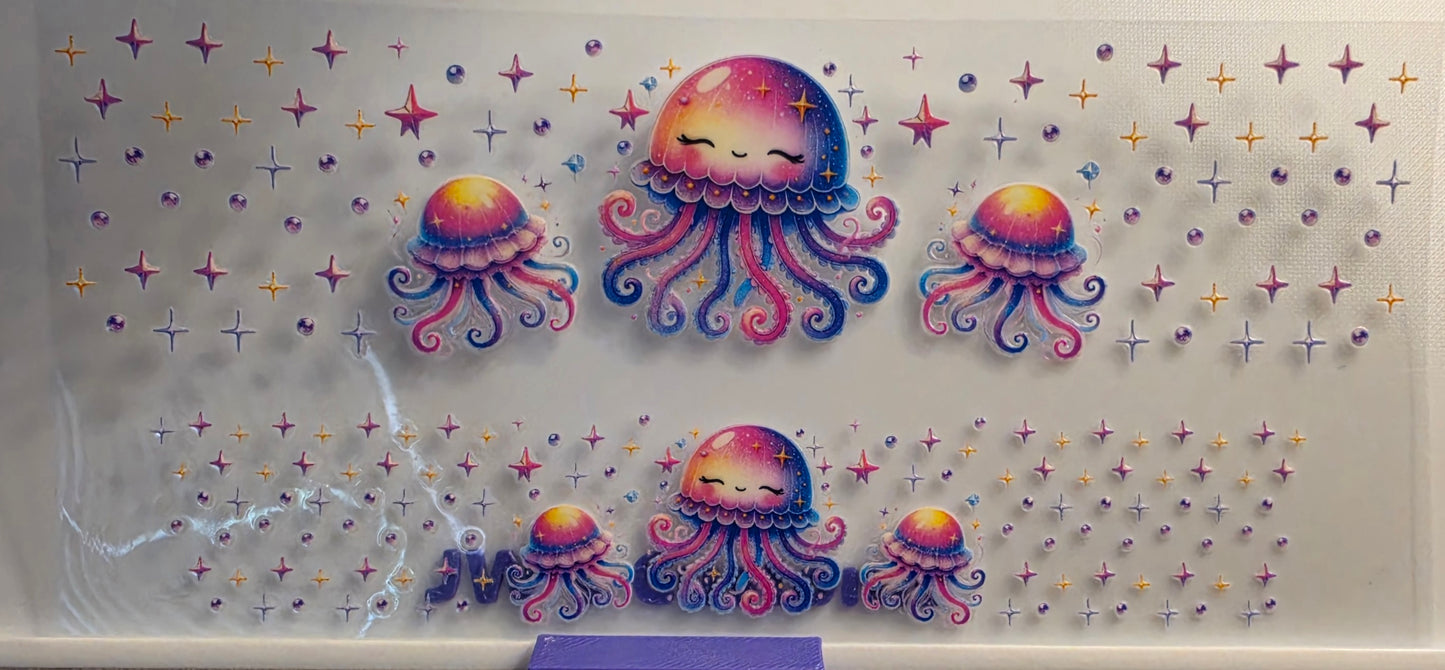 E37- Octopus Shotglass Decal