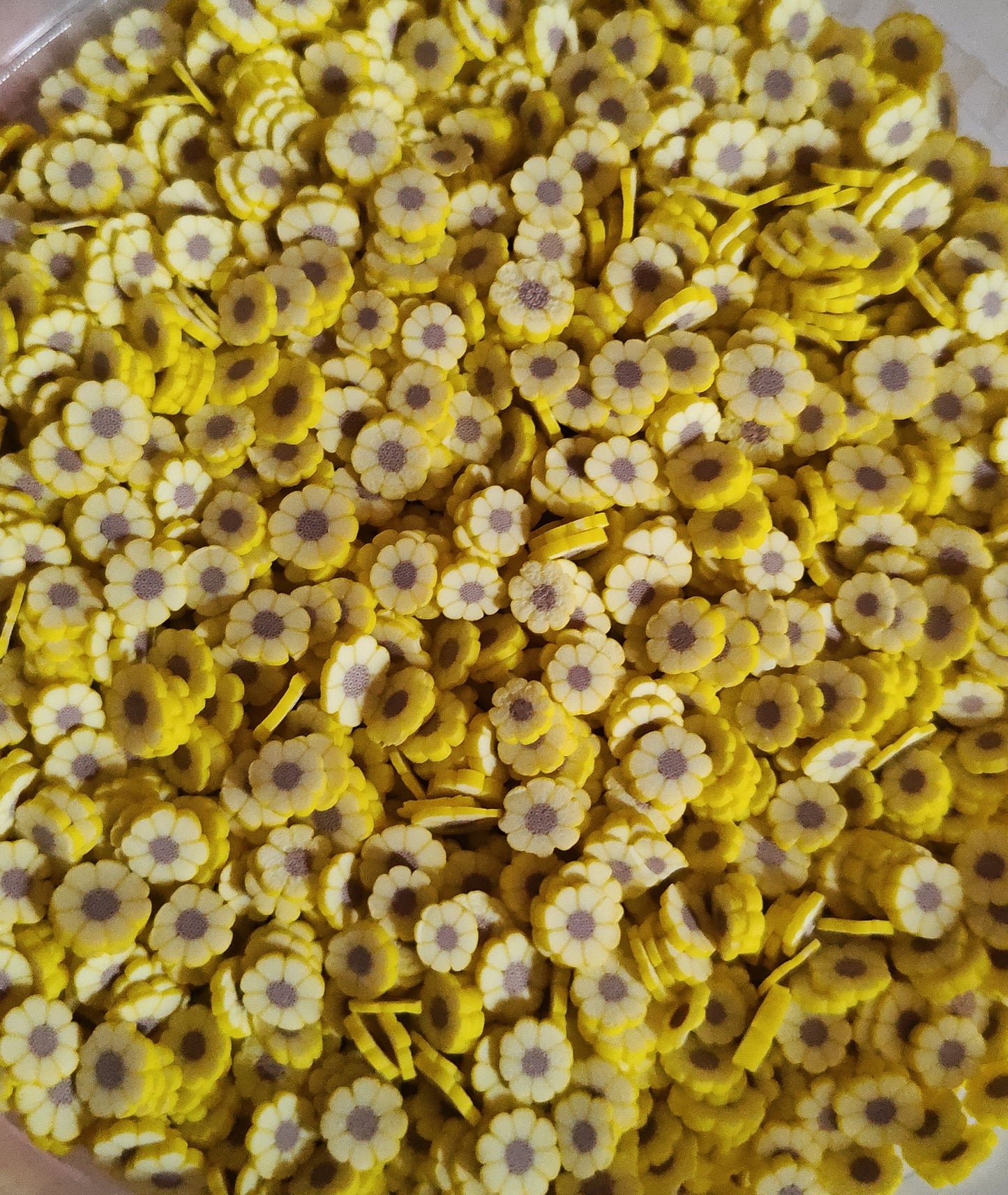 Yellow Flower Polymer Clay