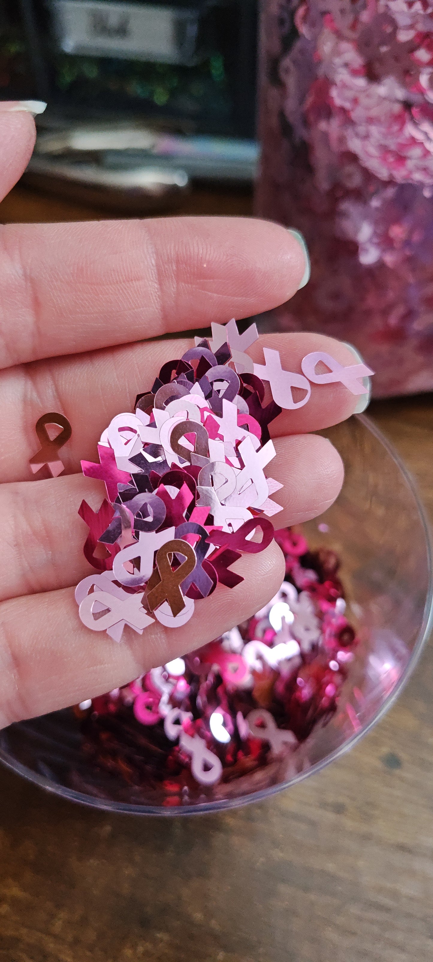Pink Ribbon Shape