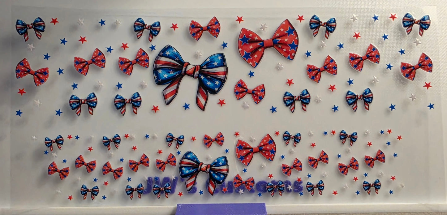 E42- USA Bows Shotglass Decal