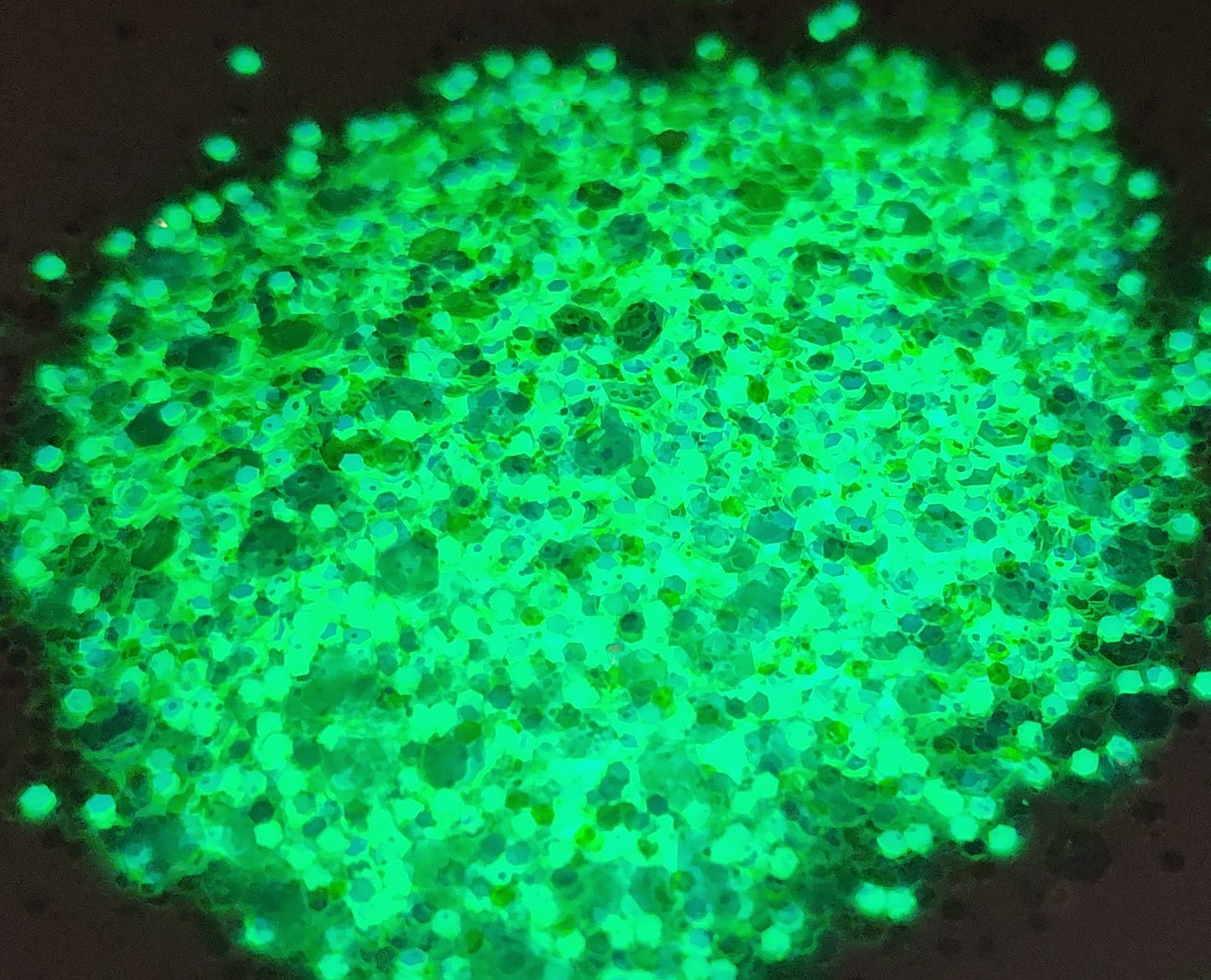Lime Glow Glitter