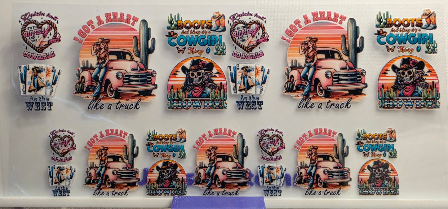 E59- Heart Truck Shotglass Decal