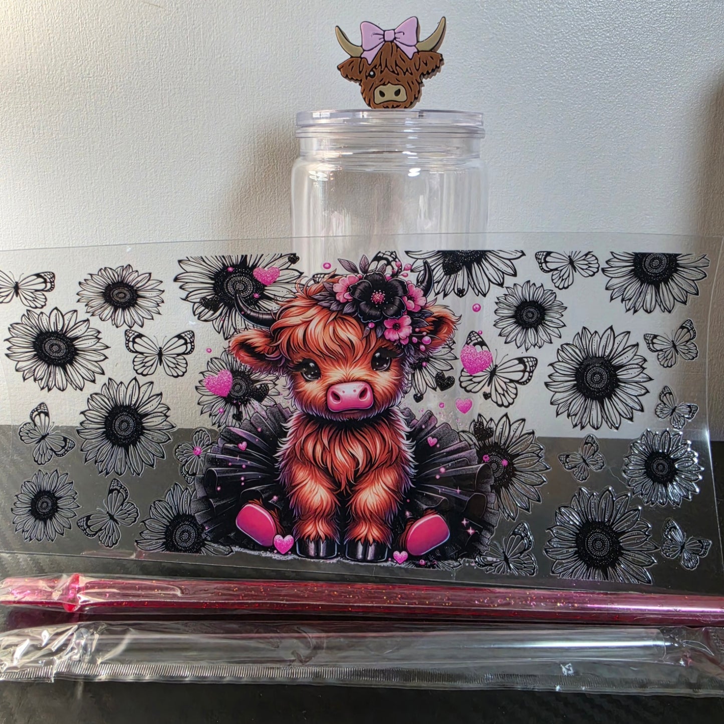 Tutu Cow Snowglobe Set