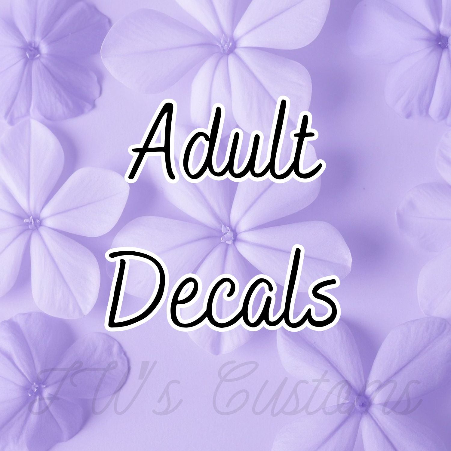 Adult Decals