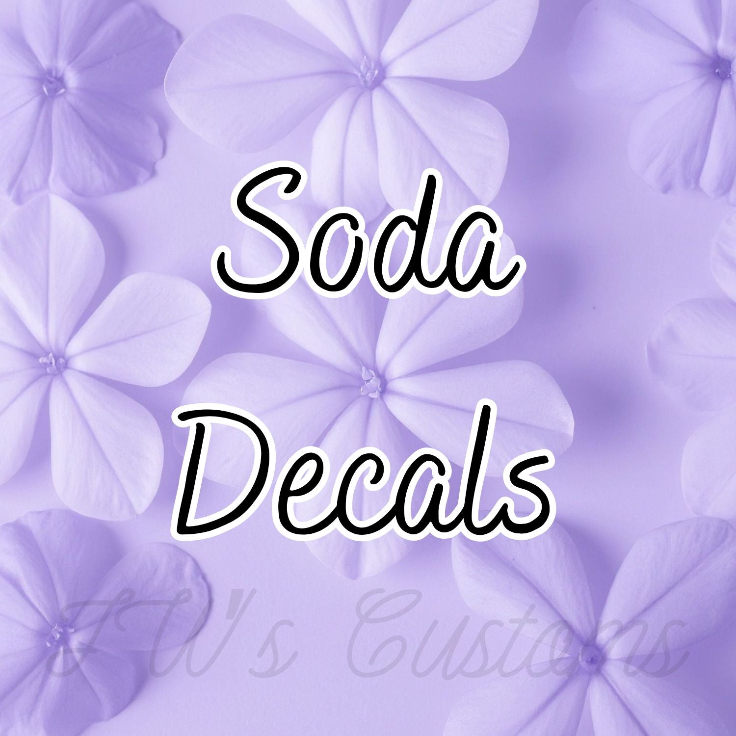 Soda Decals