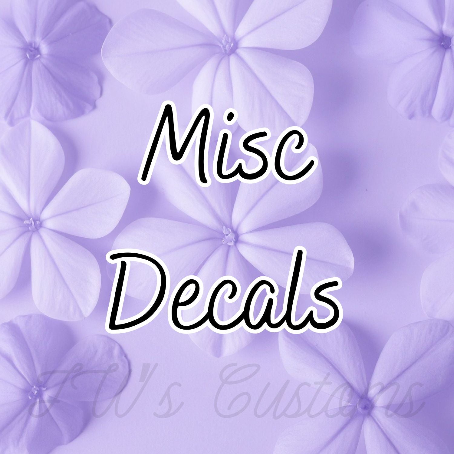 Misc. Decals