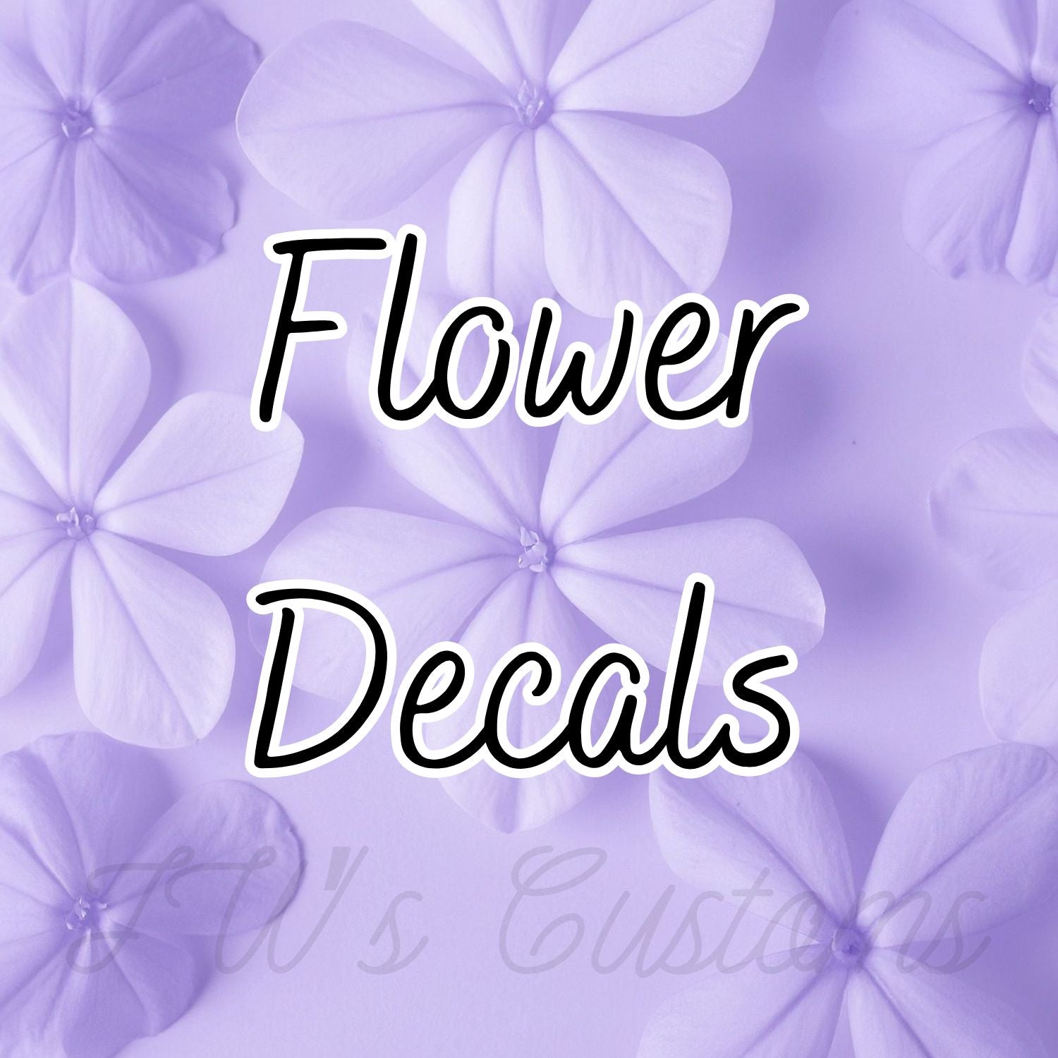 Flower Decals