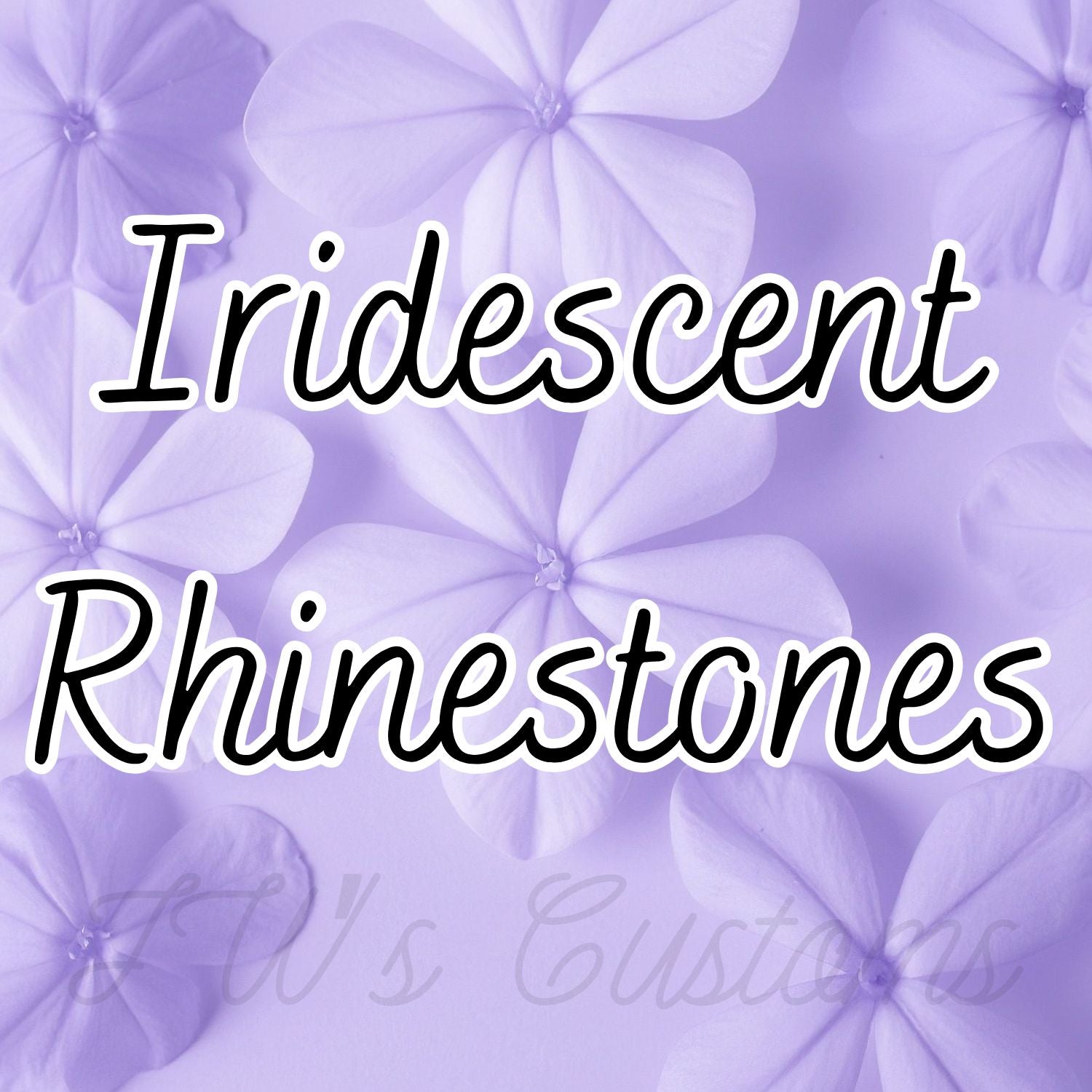 Iridescent Rhinestones