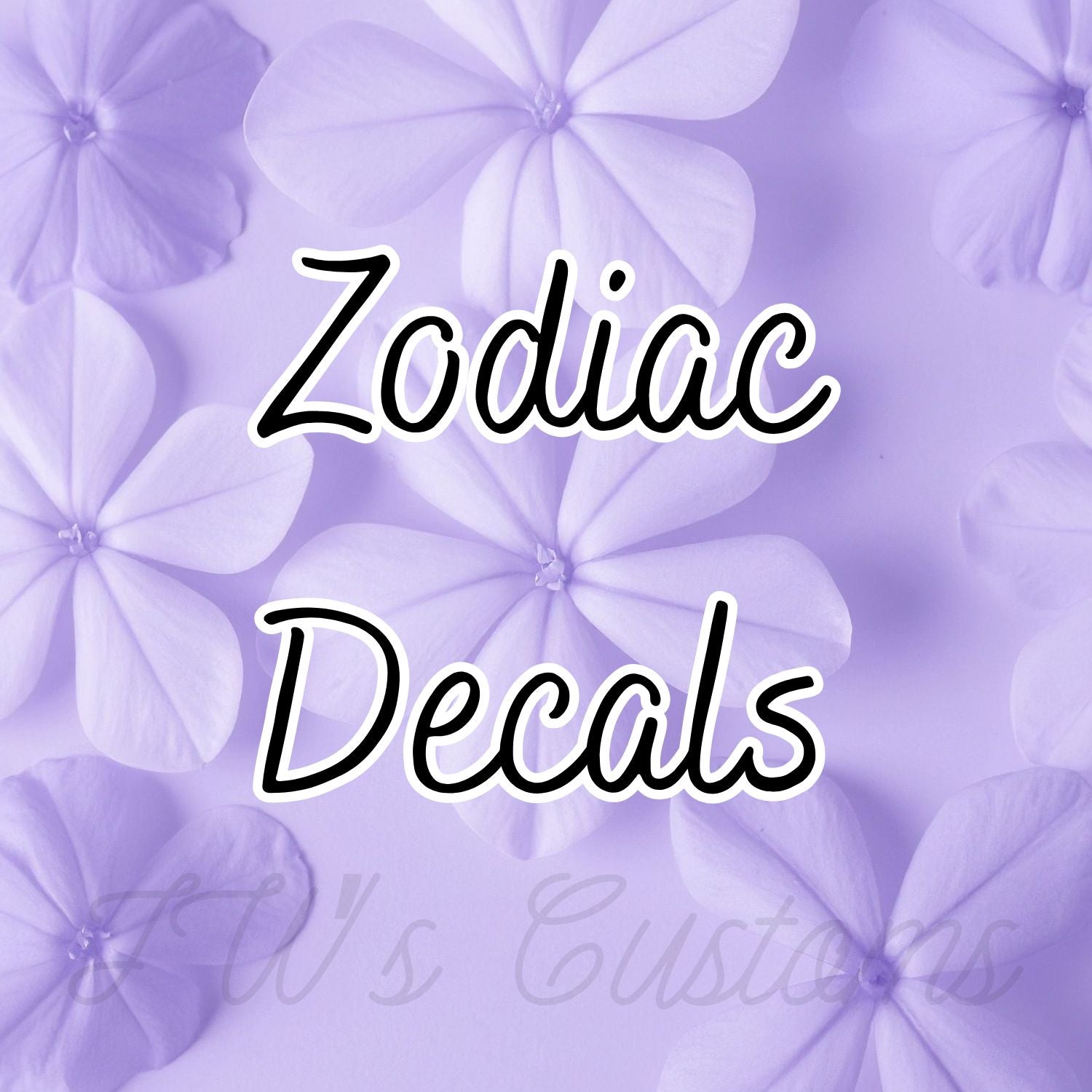 Zodiac Decals