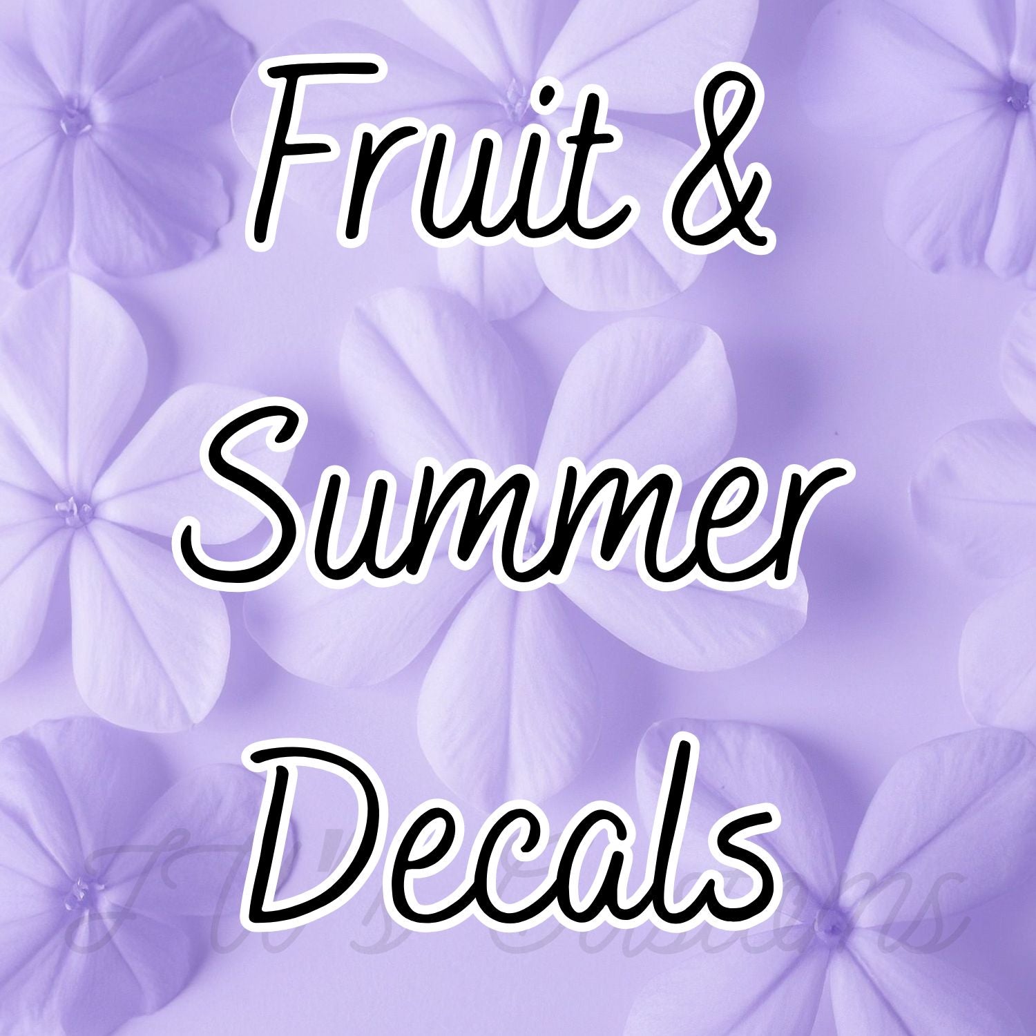 Fruit/Summer Decals