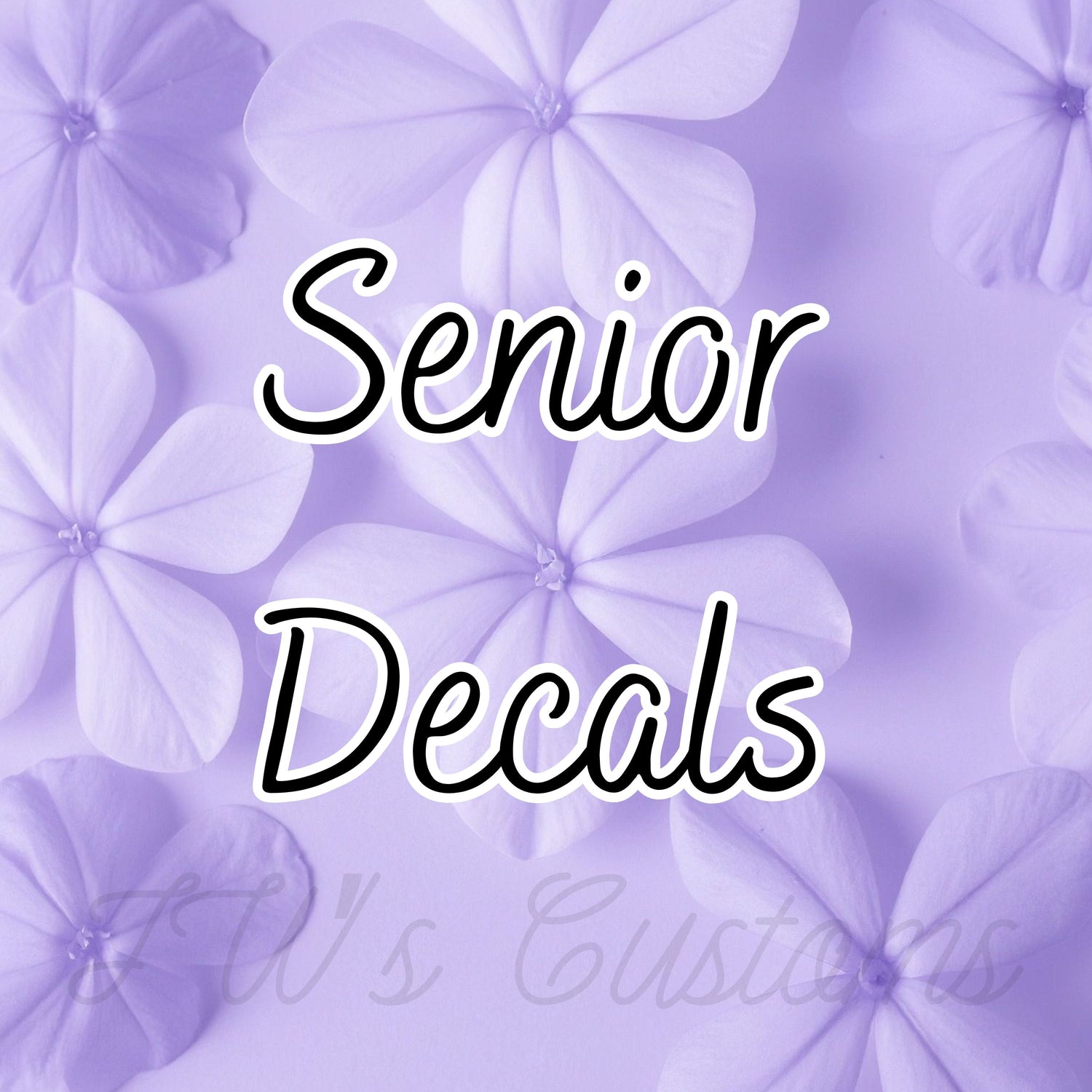 Senior Decals