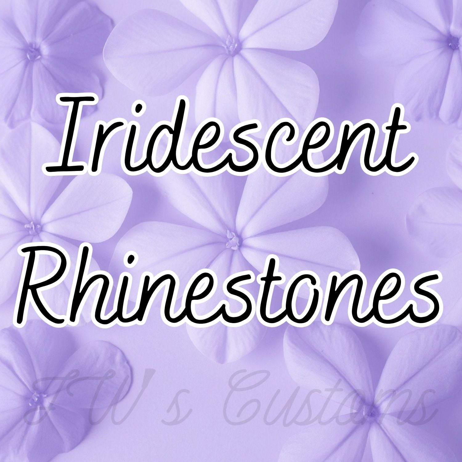 Iridescent Rhinestones