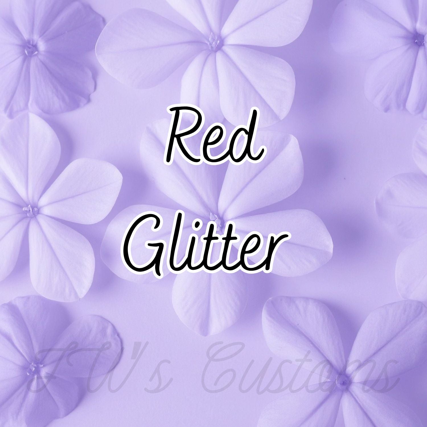Red Chunky Glitter