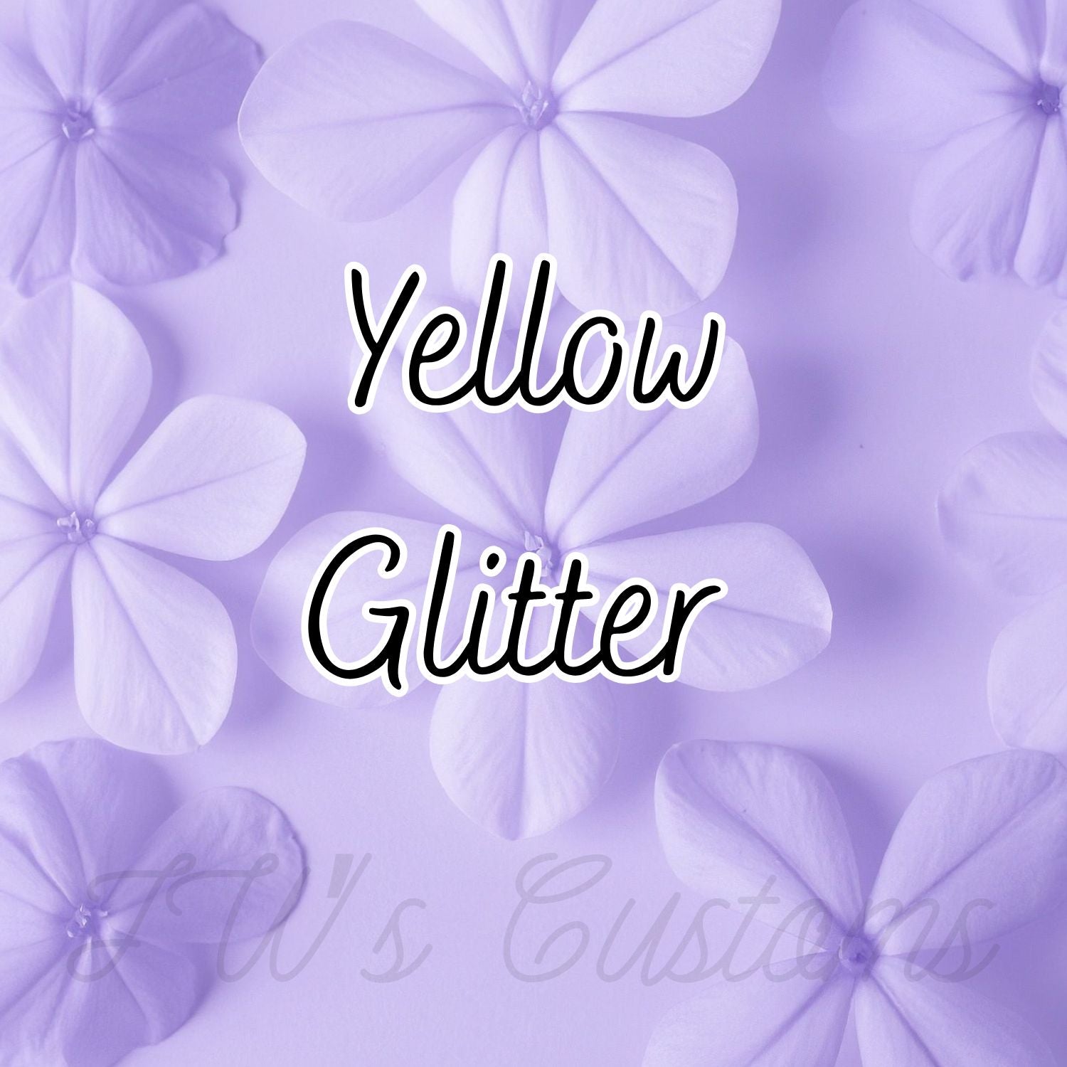 Yellow Chunky Glitter