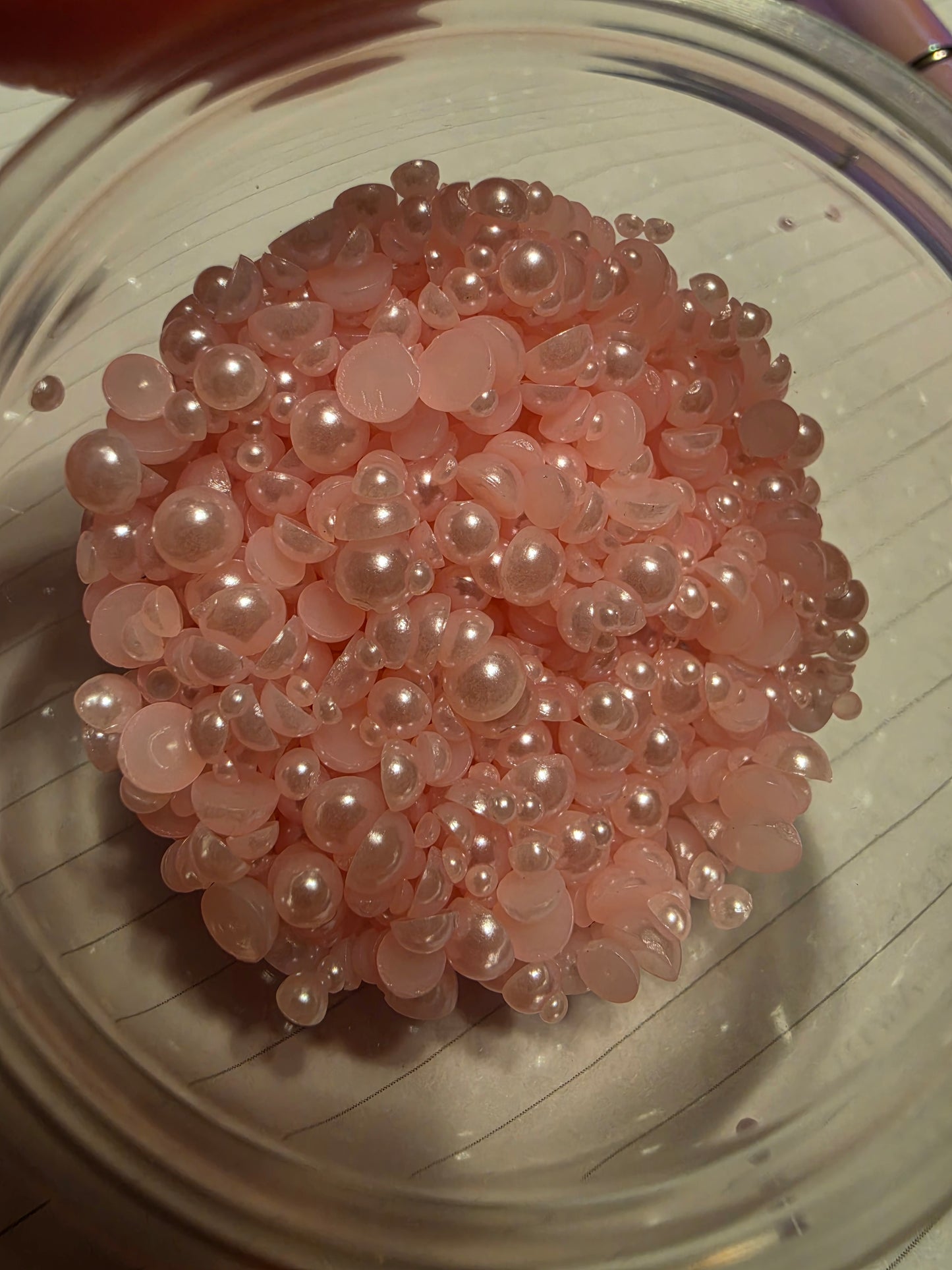 Baby Girl Domed Flatback Pearls