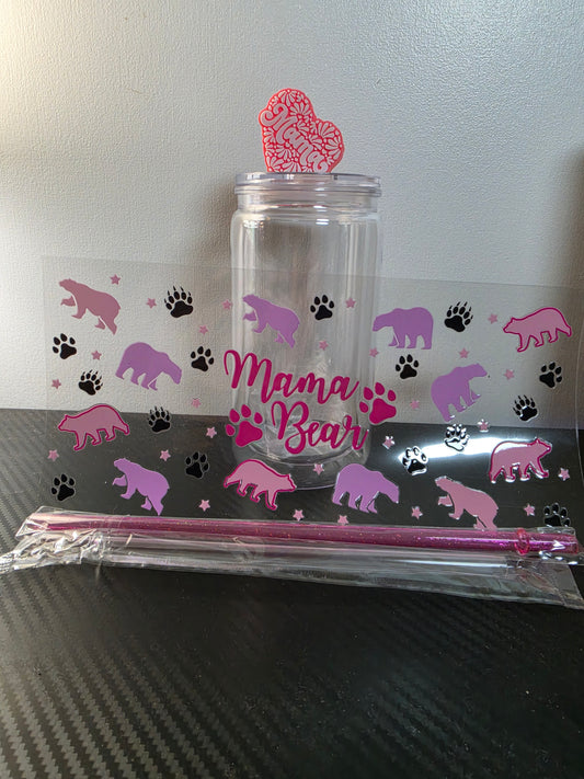 Mama Bear Snowglobe Set
