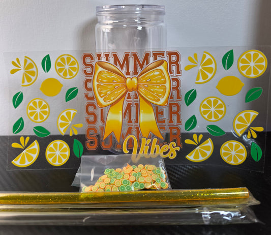 Summer Lemon Snowglobe Set
