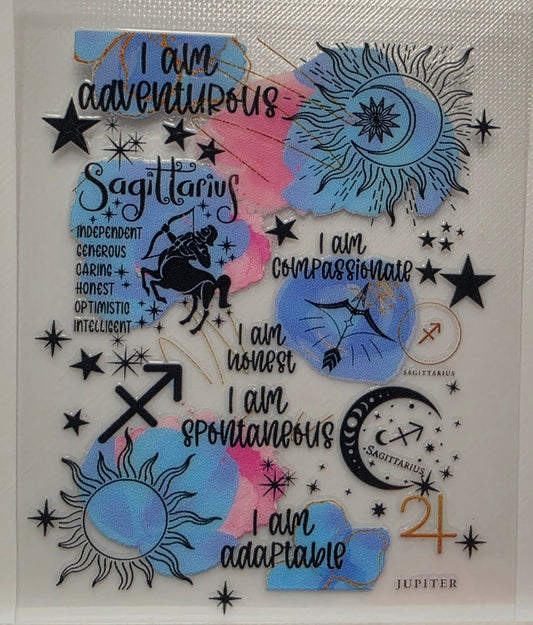 B30-Sagittarius Spray Bottle Decal