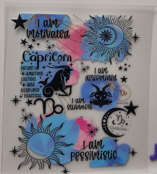 B35-Capricorn Spray Bottle Decal