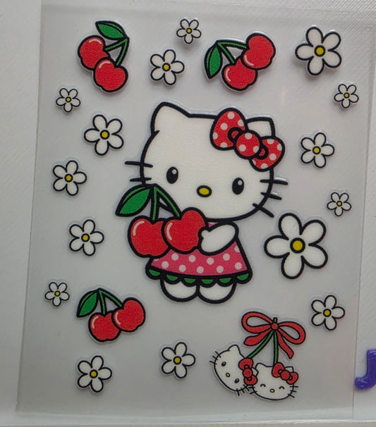 B37-Hello Kitty Spray Bottle Decal