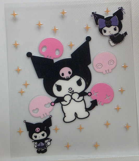 B39-Kuromi Spray Bottle Decal