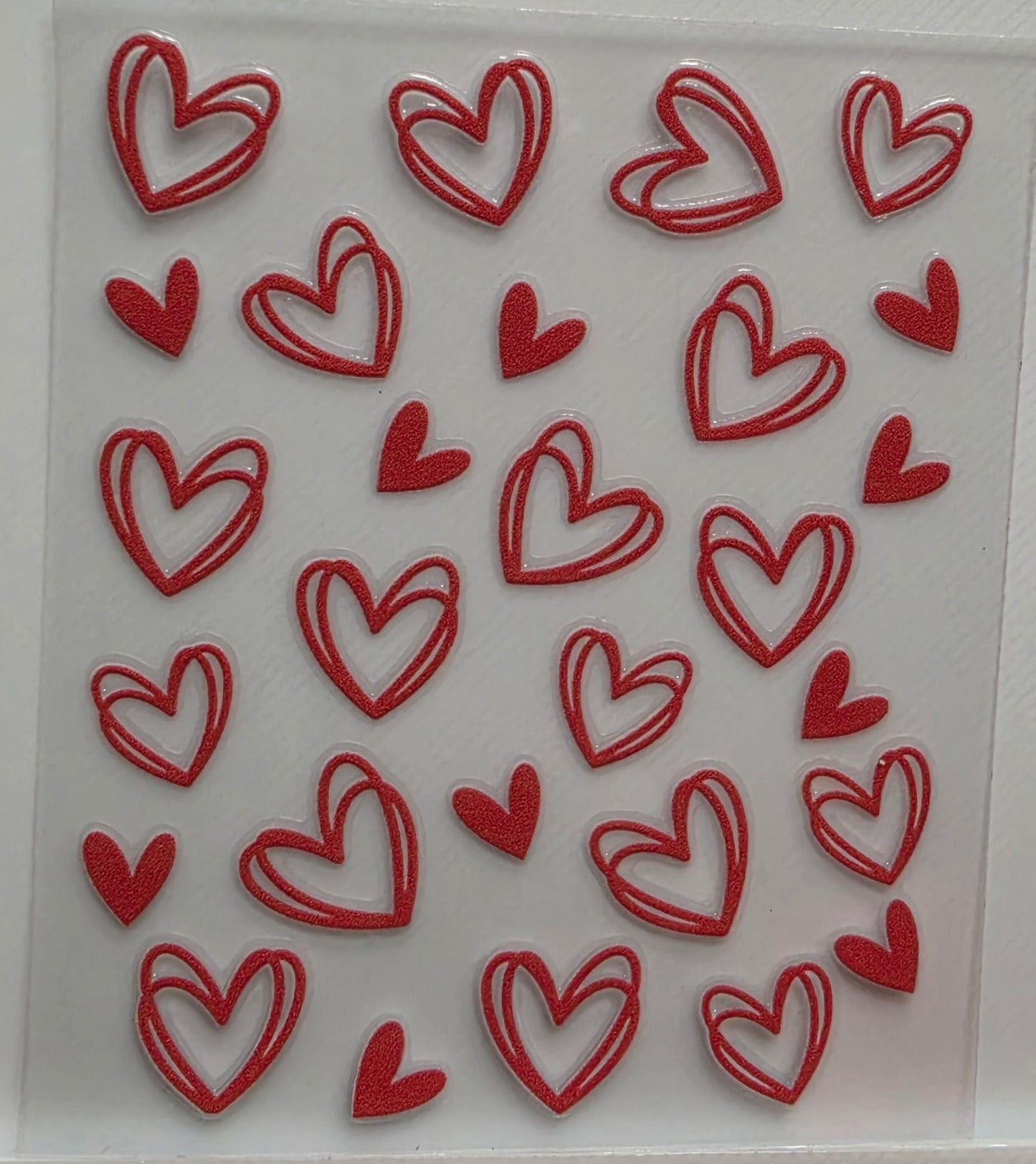 B45-Red Heart Spray Bottle Decal