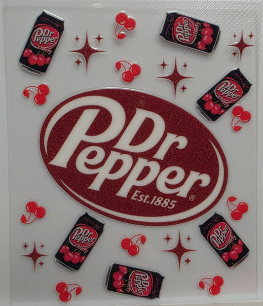 B46-Dr Pepper Spray Bottle Decal