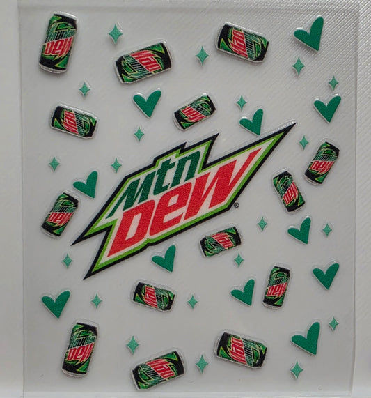 B48-Mtn Dew Spray Bottle Decal