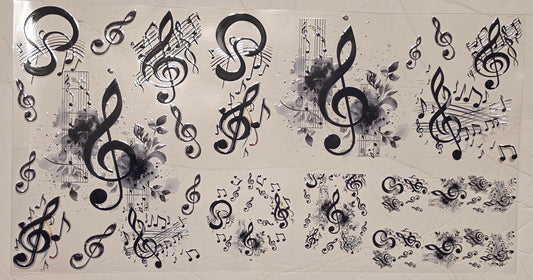 C5-Music Note 6 PC Set