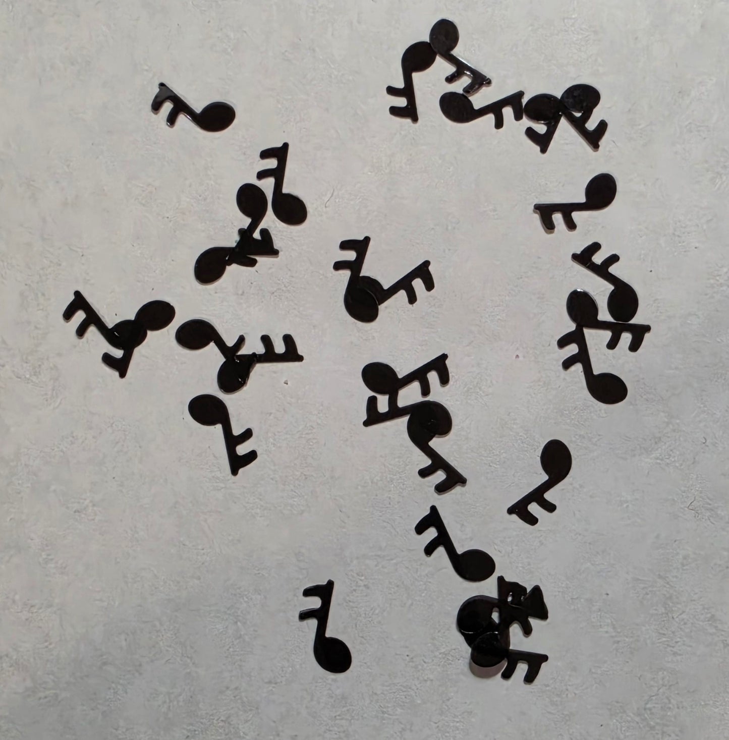 Music Note Shaped Glitter