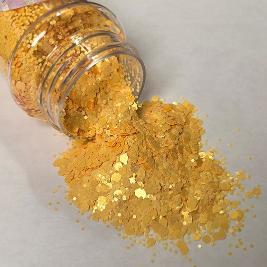 Butterscotch Matte Chunky Glitter