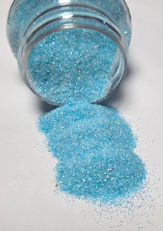 NEON Baby Blue FINE Glitter