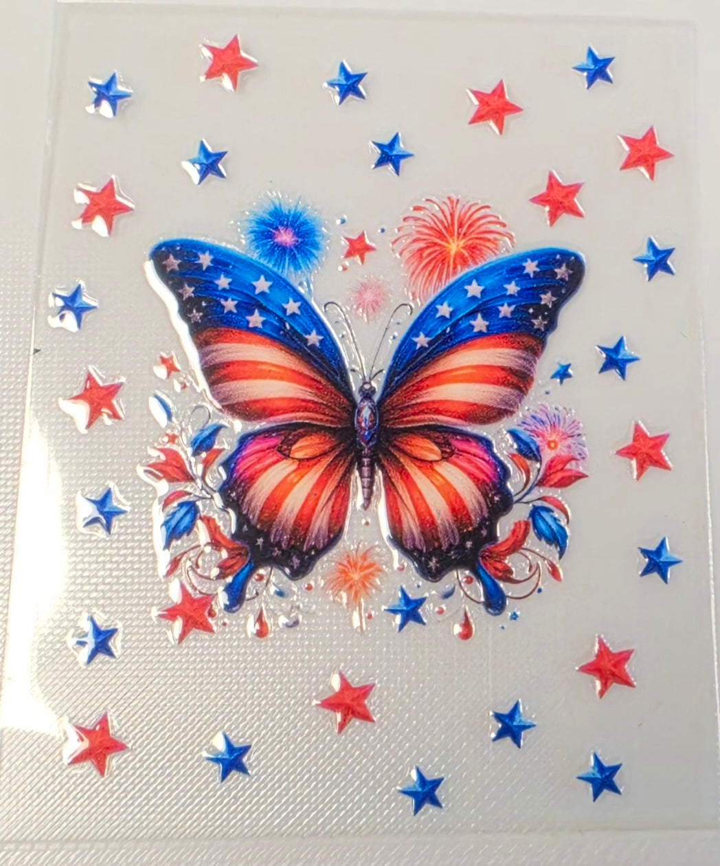 B7-American Butterfly Spray Bottle Decal
