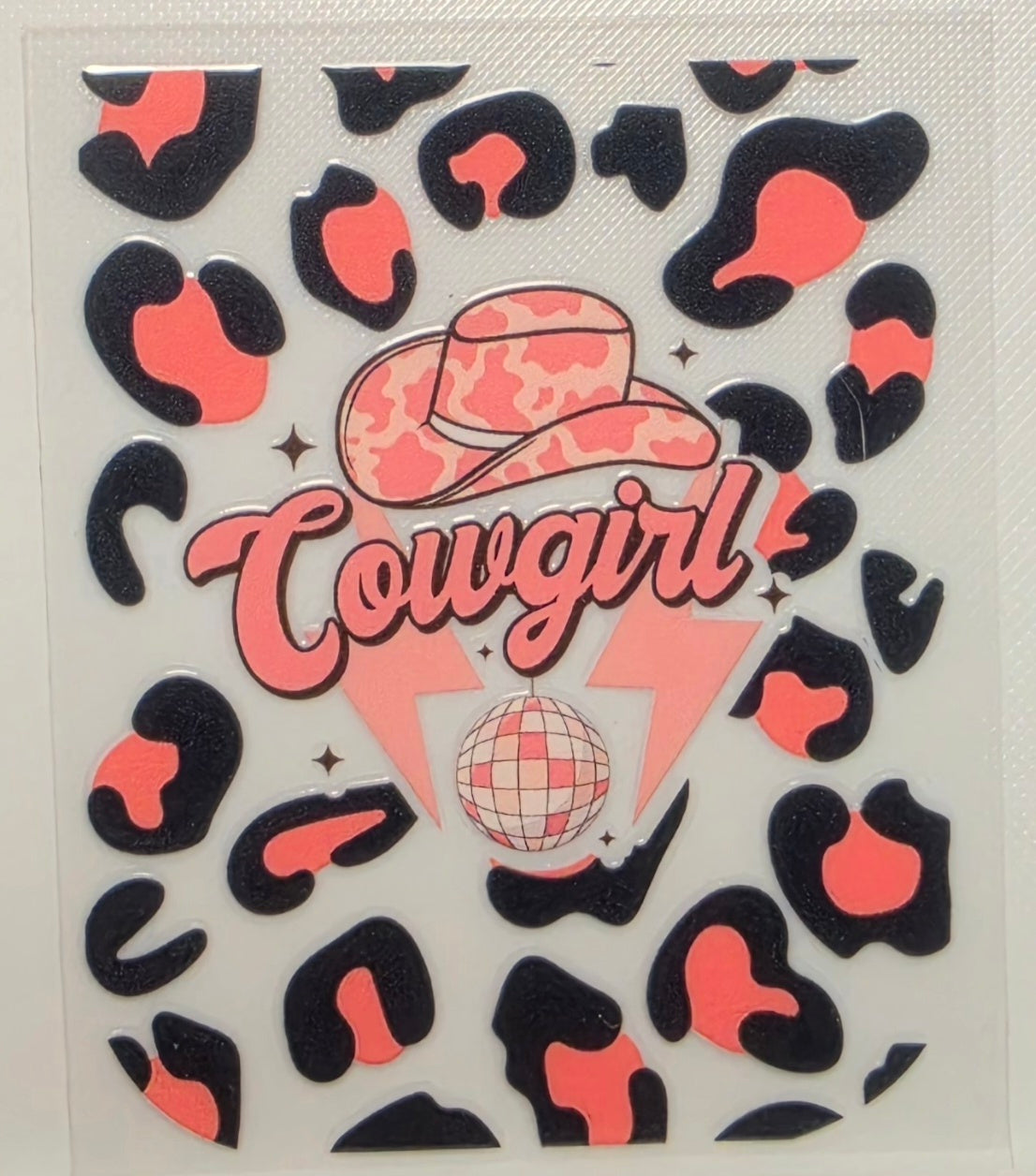 B10-Cowgirl Spray Bottle Decal