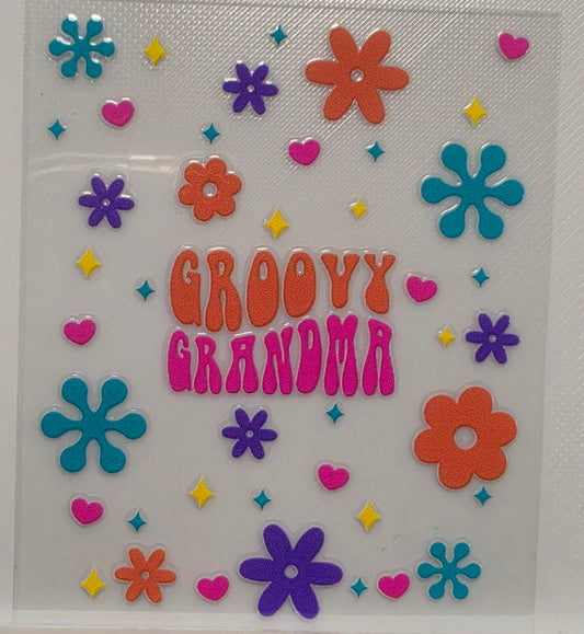 B16- Groovy Gma Spray Bottle Decal
