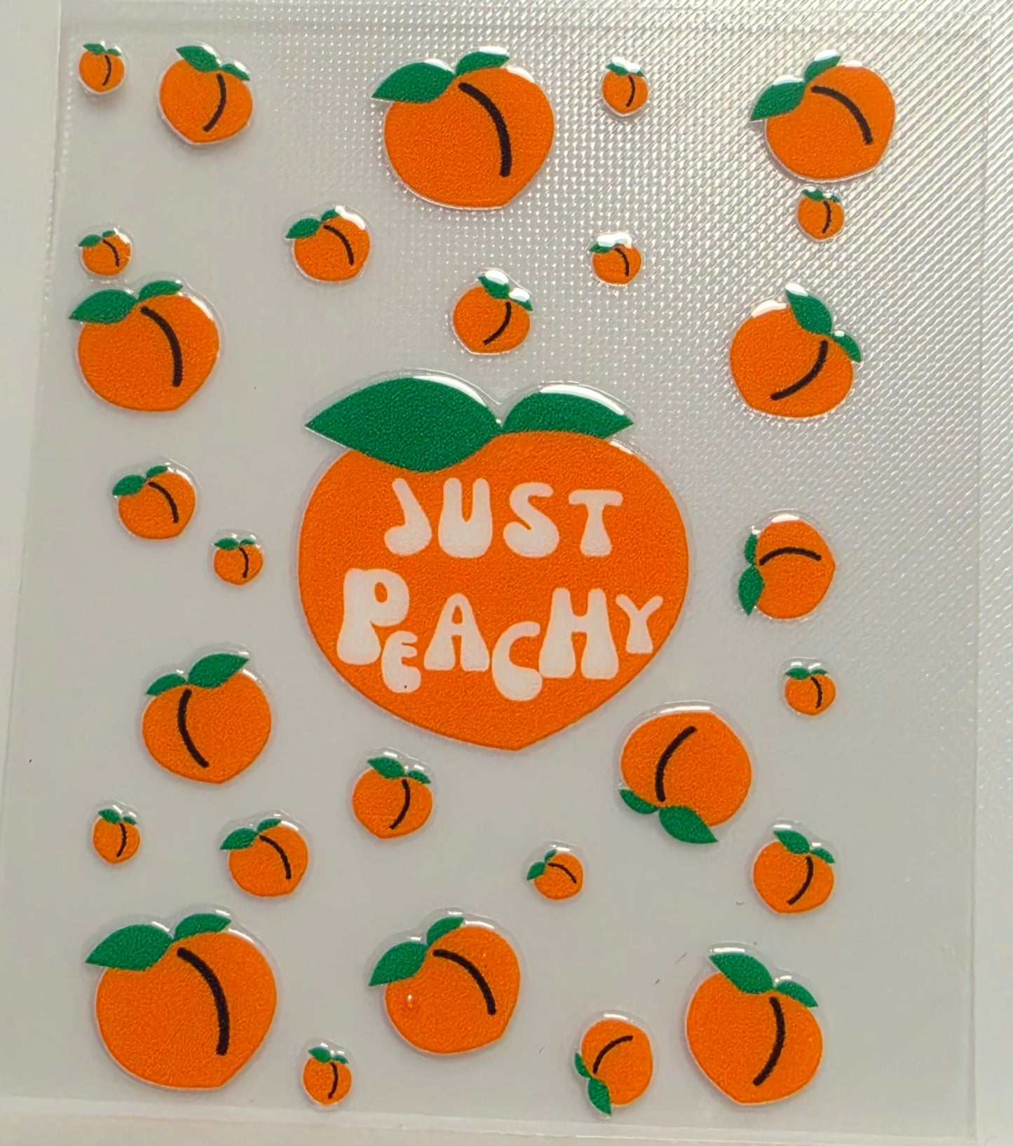 B15-Just Peachy Spray Bottle Decals